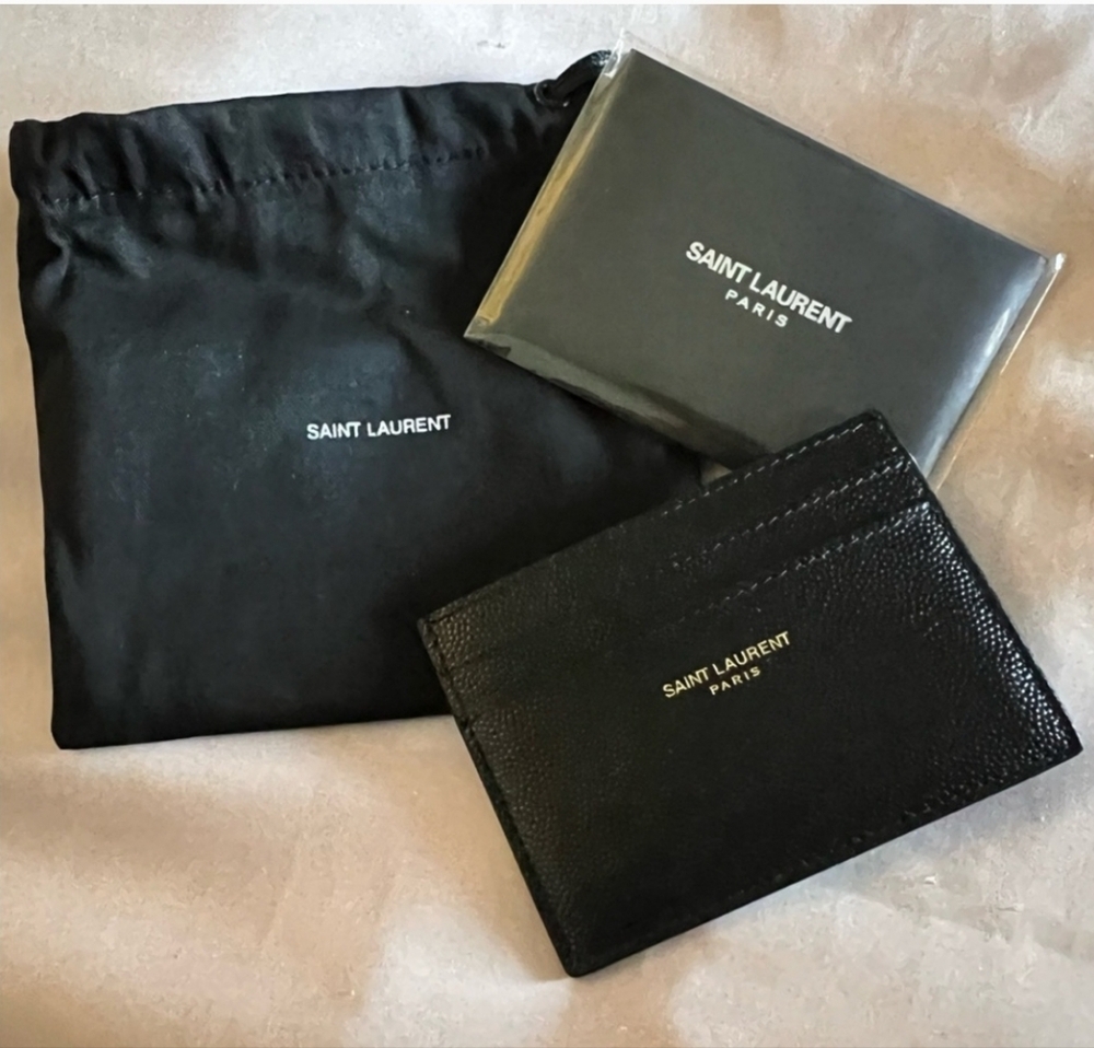 Brand NEW WITH TAGS SAINT LAURENT CARD HOLDER!